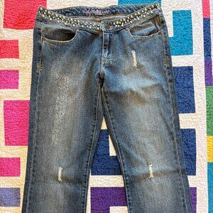 Celebrity Pink Jeans Size 29 with jewels